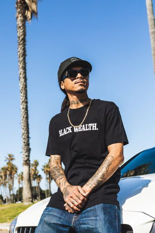 Black Wealth T Shirt - Finance Friday