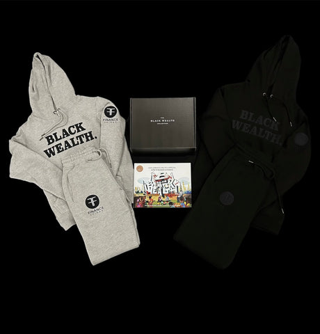Black Wealth Box (Grey Sweatsuit)