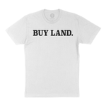 Buy Land White T Shirt (Front) - Finance Friday