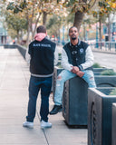 Black Wealth Letterman Jacket